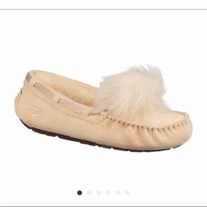 UGG Dakota Pom Pom moccasin slippers